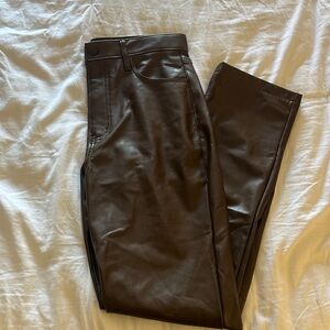Abercrombie & Fitch Curve Love Leather pants